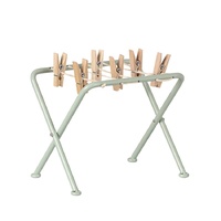 Maileg Drying Rack with Pegs - Mint