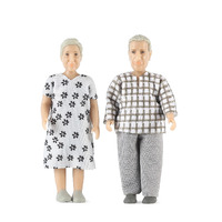 Lundby Jamie Grandparents / Elderly Couple Doll Set