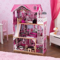 Kidkraft Kidkraft 65093 Amelia Wooden Dolls House With Furniture And Accessories Include 