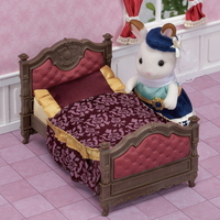 sylvanian families classic antique bed