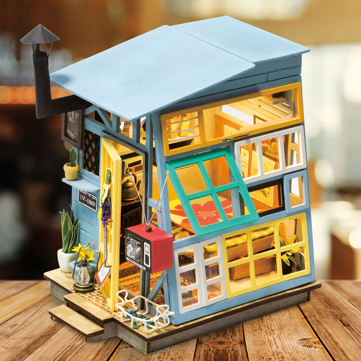 Robotime Rolife Wooden Hut | The Dolls House Boutique