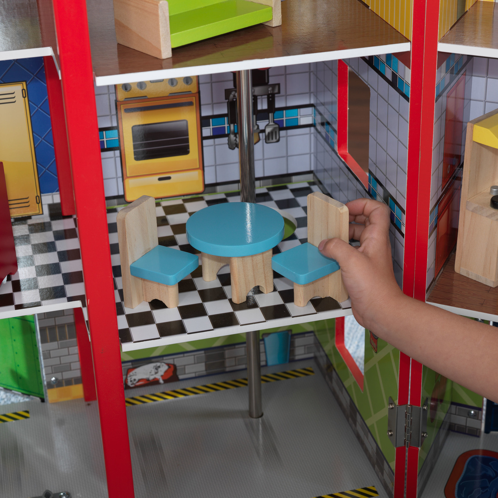 kidkraft everyday heroes wooden playset