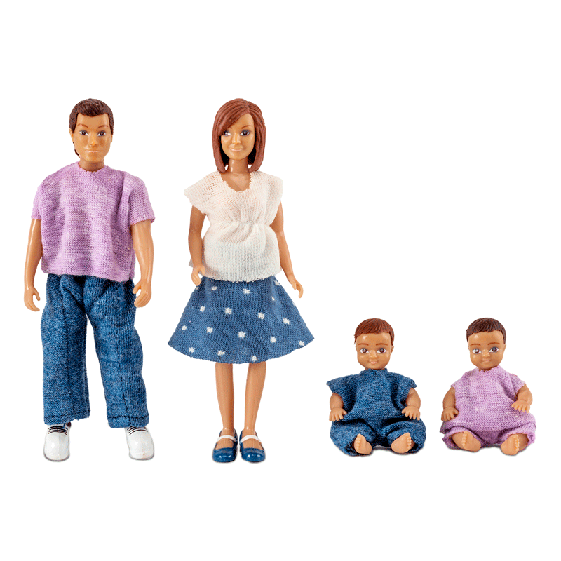 Lundby Doll Family with 2 Babies | The 