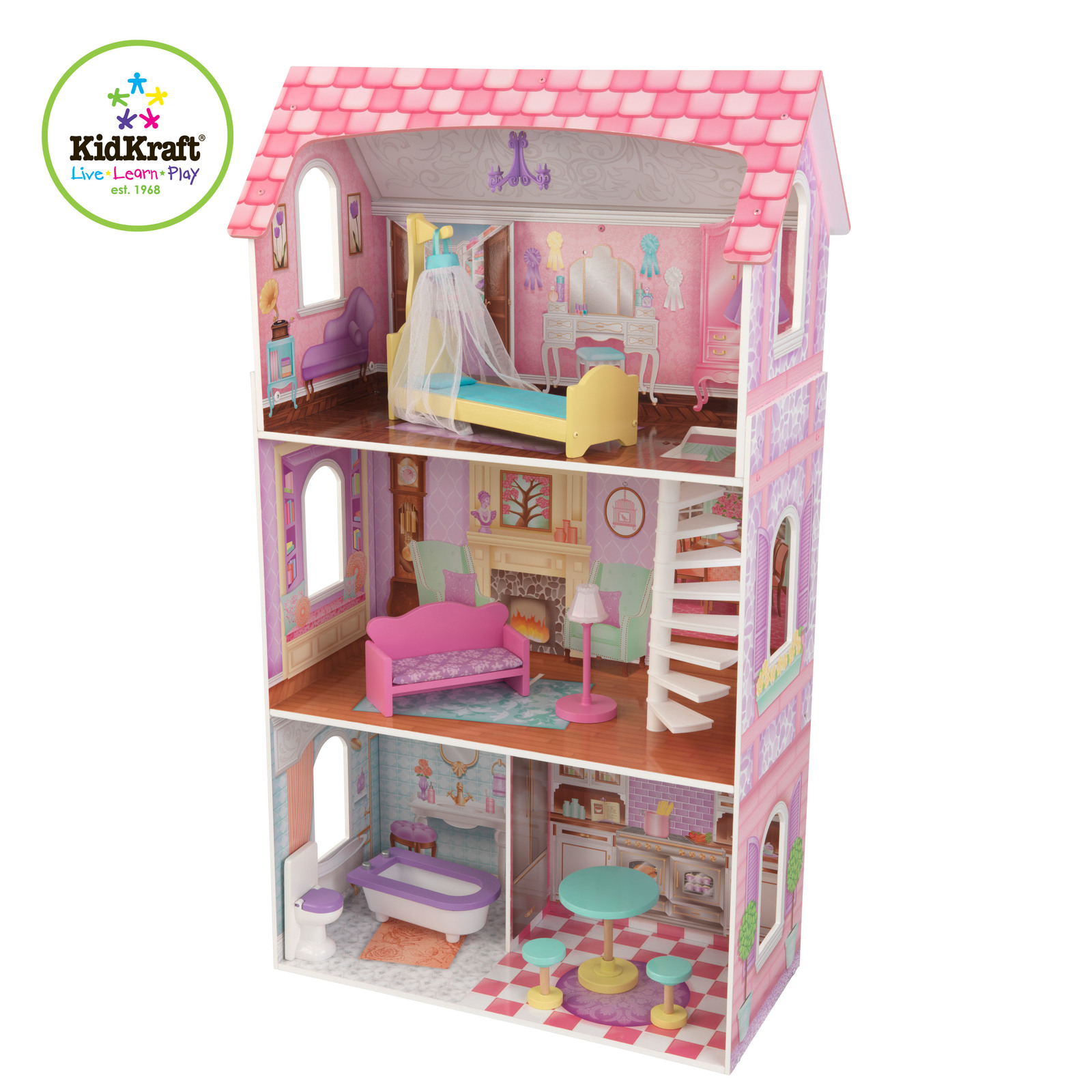 kidkraft belle enchanted dollhouse instructions