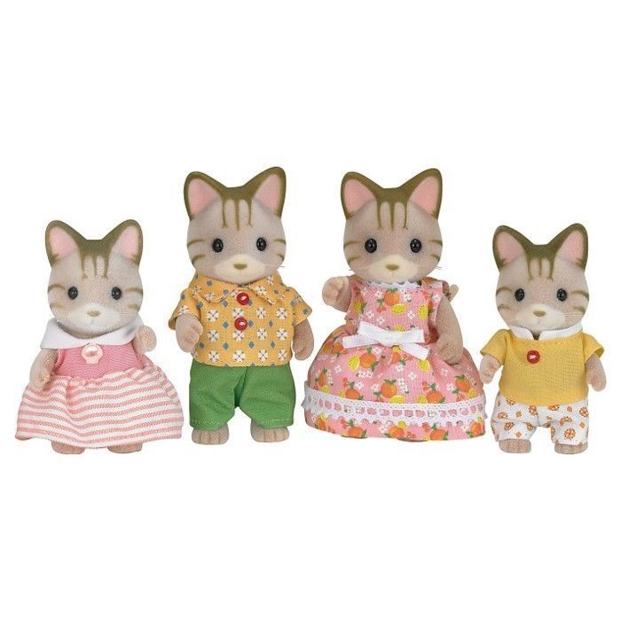 sylvanian families striped cat baby