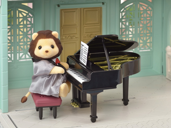 sylvanian families piano set