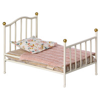 Maileg Vintage Bed - Mouse - Off-white