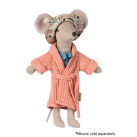 Maileg Bathrobe for Mouse - Coral