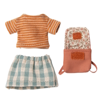 Maileg Clothes & Bag for Big Sister Mouse - Rose