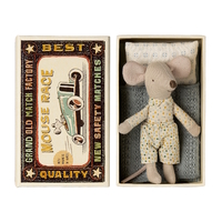 Maileg Little Brother Mouse in Matchbox