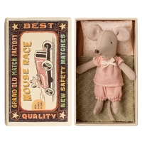 Maileg Little Sister Mouse in Matchbox