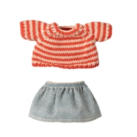 Maileg Knitted Sweater and Skirt for Big Sister Mouse