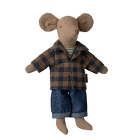 Maileg Dad Mouse - Light Brown