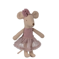 Maileg Ballerina Mouse - Little Sister - Heather