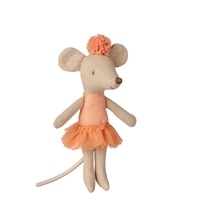 Maileg Ballerina Mouse - Little Sister - Apricot