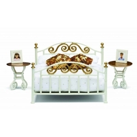 Lundby Smaland Bedroom Brass Set 
