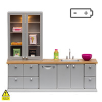 Lundby Washing-Up Sink & Dishwasher - Grey