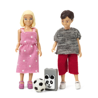 Lundby School Girl & Boy Doll Set