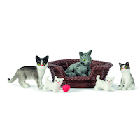Lundby Cat Family