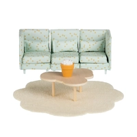 Lundby Modular Lounge & Coffee Table Doll House Furniture Set 