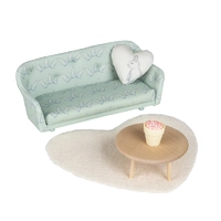 Lundby Lounge & Coffee Table Doll House Furniture Set 