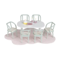 Lundby Dining Room Doll House Furniture, 6 Pieces
