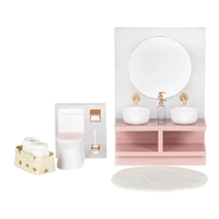 Lundby Bathroom Washbasin & Toilet Doll House Furniture Set