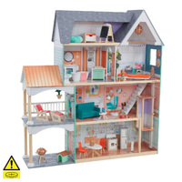 KidKraft Dahlia Mansion Dollhouse with EZ Kraft Assembly™