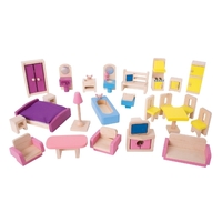 Bigjigs Doll House Furniture Set