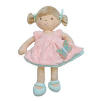 Bonikka Pia Doll with Light Brown Hair & Pale Pink Terry Dress