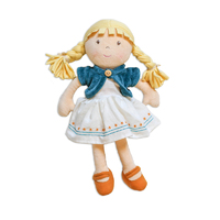 Bonikka Lily Doll with Blonde Hair & Organic Cotton Dress