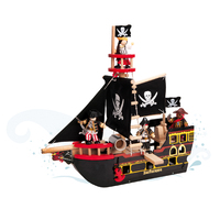 Le Toy Van Barbarossa Wooden Pirate Ship