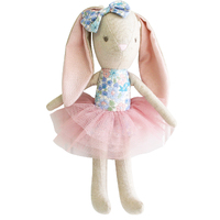 Alimrose Linen Baby Pearl Bunny - Liberty Blue - 26cm