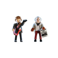 Playmobil Back to the Future Marty Mcfly and Dr. Emmett Brown