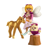 Playmobil Golden Unicorn Foal with Fairy