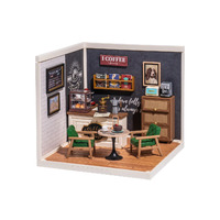 Rolife Plastic Miniature House - Breezy Time Cafe
