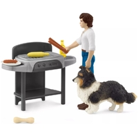 Schleich Horse Club Pocket Set Barbecue with Tom