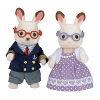 Sylvanian Families Chocolate Rabbit Grandparents