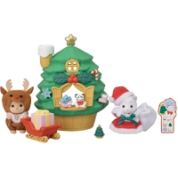 Sylvanian Families Baby Santa's Christmas Tree House