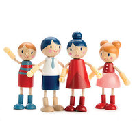 Tender Leaf Toys Poseable Wooden Doll Family