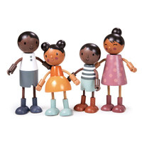 Tender Leaf Toys Hummingbird Flexible Wooden Doll Family