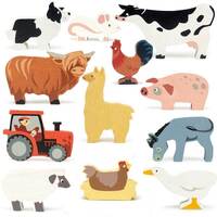 Tender Leaf Selection of 12 Farm Animals