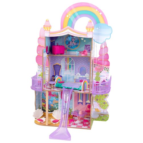 KidKraft Rainbow Dreamers Unicorn Mermaid Dollhouse