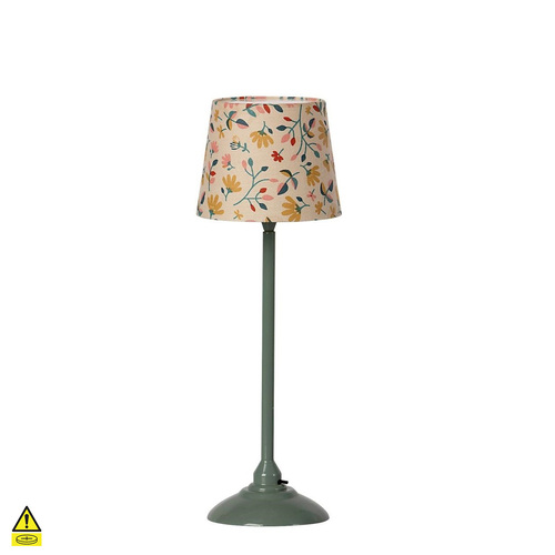 Maileg Miniature Floor Lamp - Dark Mint