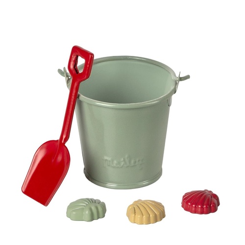 Maileg Miniature Beach Set - Shovel Bucket & Shells