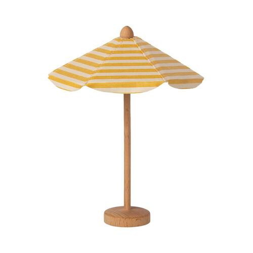 Maileg Miniature Umbrella - Yellow Stripe