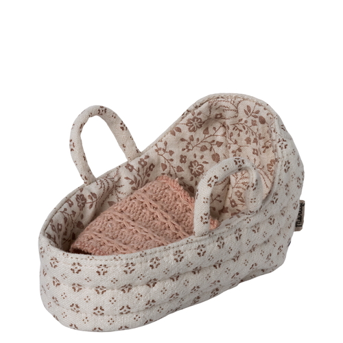 Maileg Carry Cot - Baby Mouse
