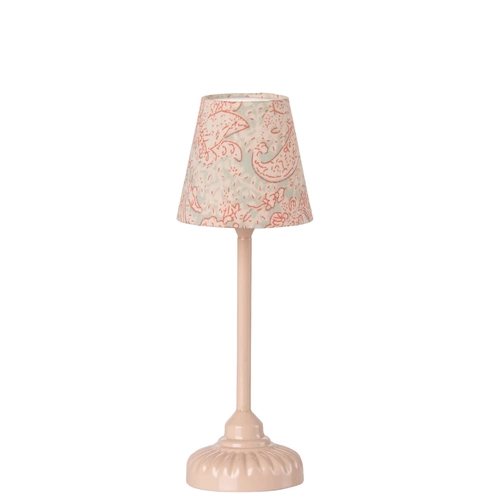 Maileg Miniature Vintage Floor Lamp - Mouse - Powder