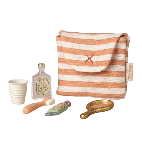 Maileg Toothbrush Set Mouse Coral