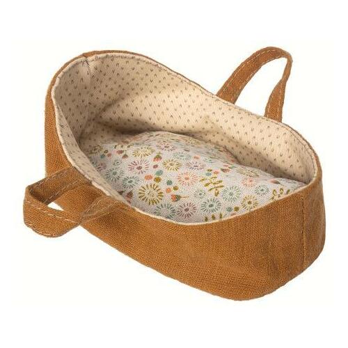 Maileg Carry Cot - My - Tan